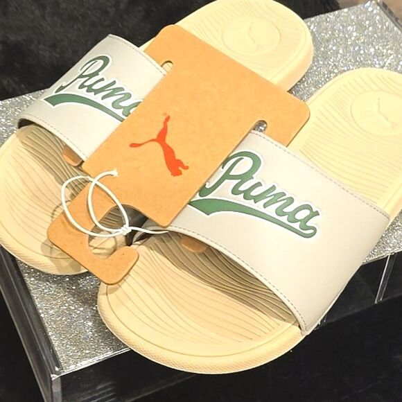 Puma Cool Cat 2.0 Retro Court Signature Logo Slide Sandals - Picture 3 of 6